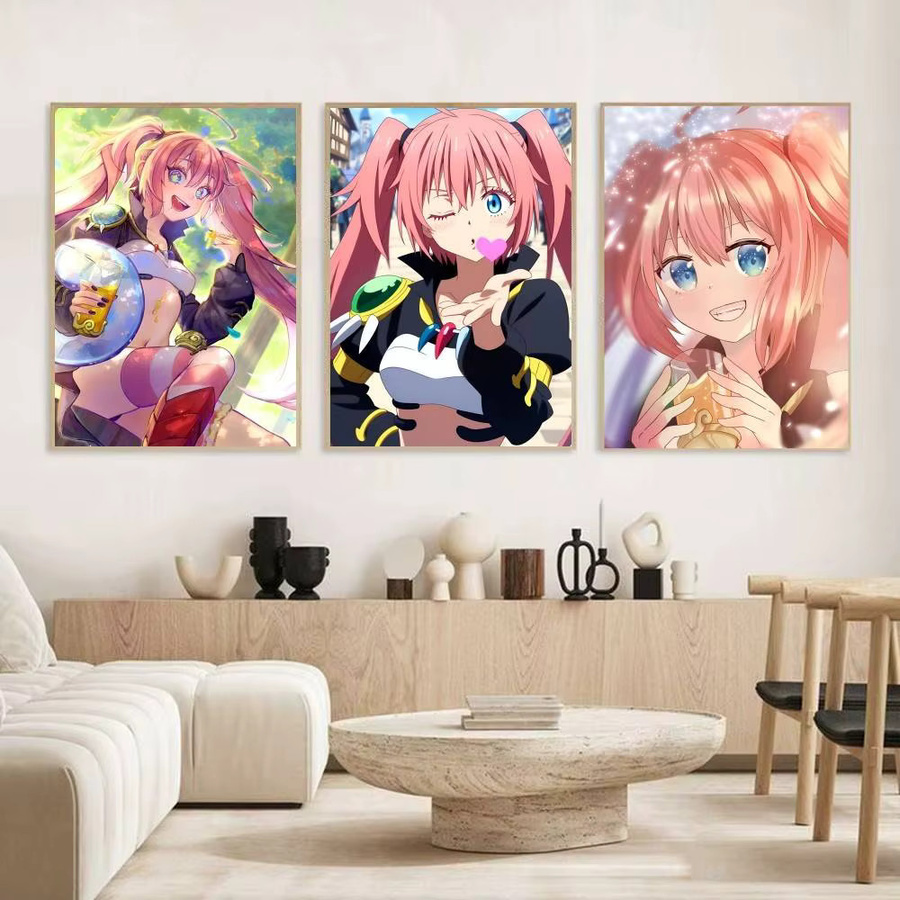 Milim Nava Anime Poster aus selbstklebendem Papier in Multicolour für deine Wandgestaltung - Bild 3