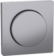 Merten Zentralplatte eds mit Drehknopf für Dimmer, Farbe Silber, Material Kunststoff - Bild 1