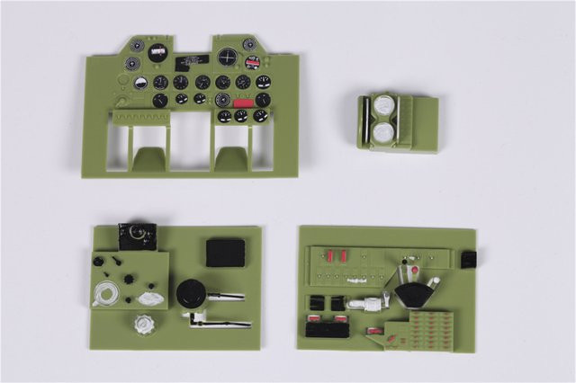 FMSRC P-47 Razorback Cockpit, Kunststoff, Ersatzteile - Bild 1