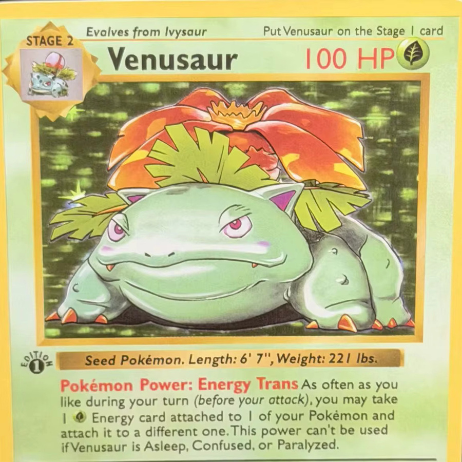 Keeppley Venusaur Pokémon Spiel-Proxy-Karte, Bunt / Mehrfarbig - Bild 2