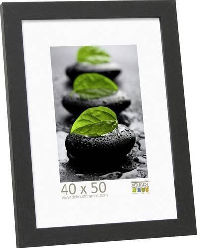 Deknudt Bilderwechselrahmen Schwarz aus Holz mit Glas B/H: 40 x 50 cm - Bild 1