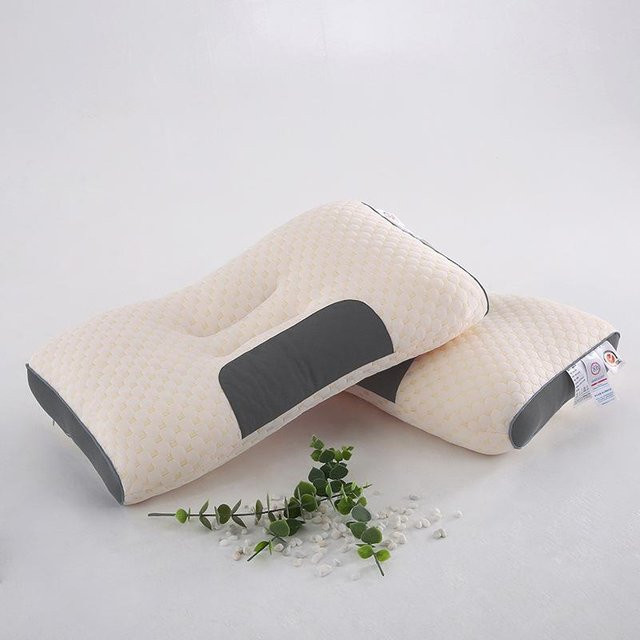 Yiran Furniture Nackenpflegekissen atmungsaktiv und hochelastisch, beige, B/T/H: 60 x 40 x 1 cm - Bild 1