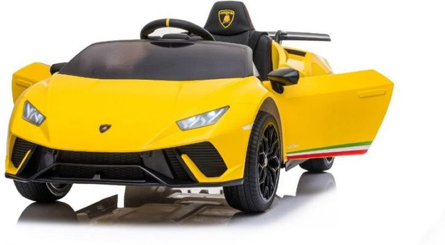 ES-Toys Lamborghini Elektroauto Sportflitzer mit EVA-Reifen gelb - Bild 1