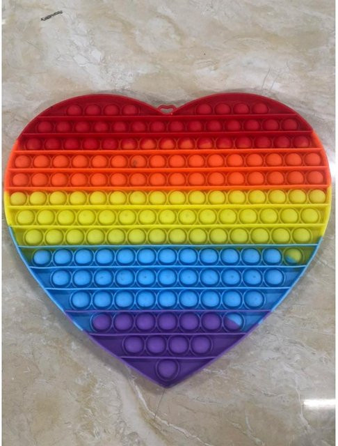 Fashnics Fidget Spielzeuge Regenbogen Antistress, 30*30cm - Bild 1