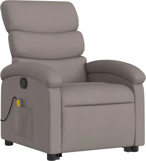 vidaXL Massagesessel mit Aufstehhilfe Modell 9 in Taupe aus Stoff - Bild 1