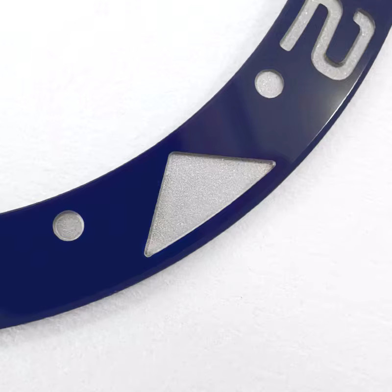 MUZIJING Uhrenlünette Keramik, Blau-Rot, 38mm - Bild 5