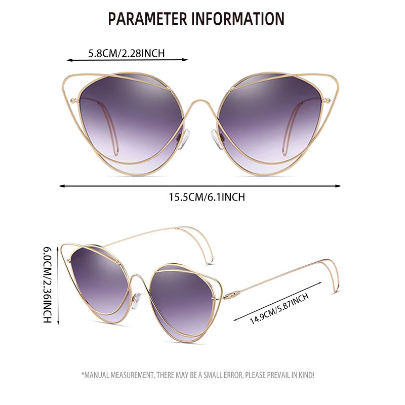 Hindfield Sonnenbrille, Vollrand, Metall, gold, Unisex - Bild 2