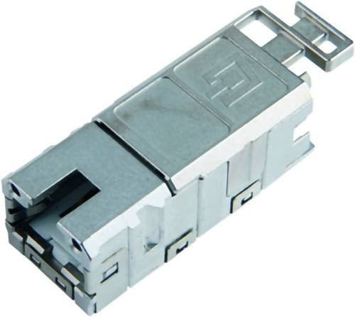 Telegärtner Sensor-Aktor-Steckverbinder Buchse zum Einbau in Silber - Bild 1