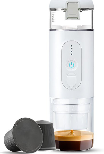 Tooarts Tragbare Elektrische Espresso Kaffee Maschine Cordless Mini Kaffee Maker mit Heizfunktion in Weiß - Bild 1