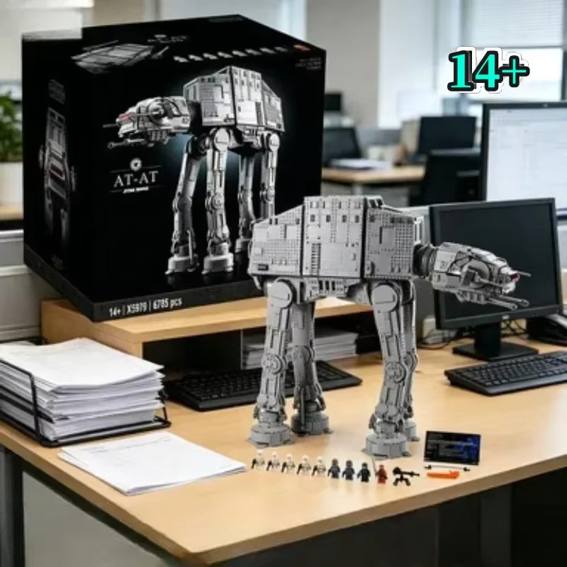 Bandai Star Wars AT-AT Bausteine, Großer Gepanzerter Walker Modell, 6785 Teile, ab 14 Jahre - Bild 2