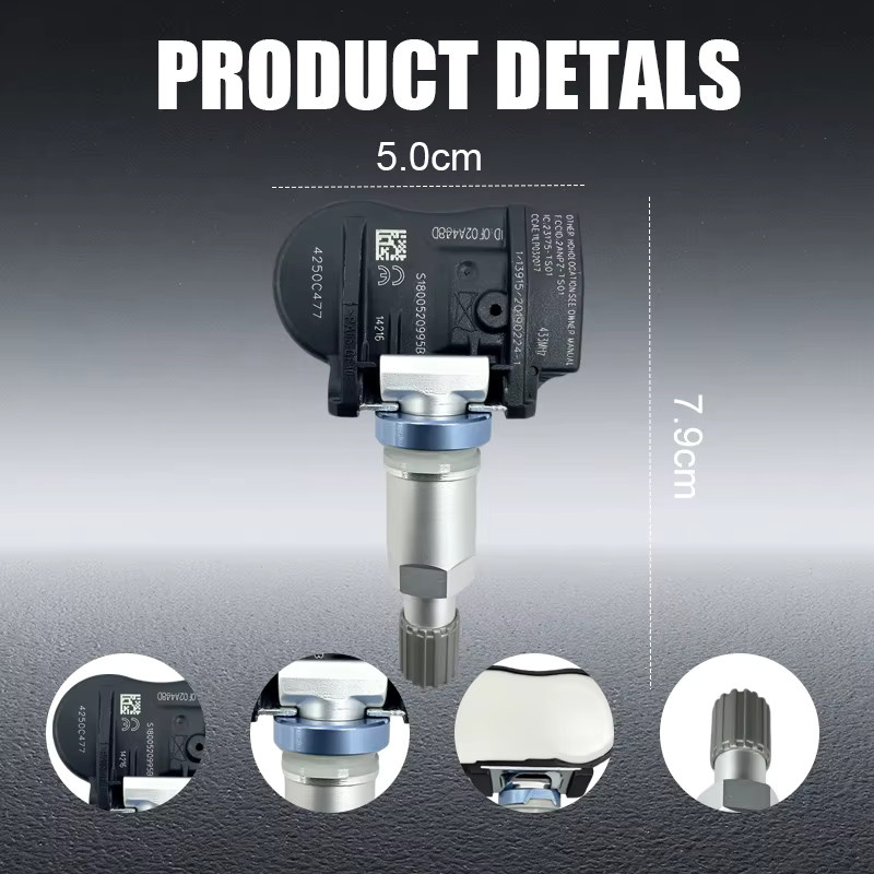 ANWAYTECH Reifendrucküberwachungssensor TPMS 4250C477 in Schwarz, kompatibel mit Peugeot 4008 und Mitsubishi Outlander, 433MHz - Bild 3