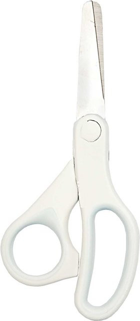 Rico Design Kinderschere mit Softgrip in Weiß, Länge: 13,5 cm - Bild 1
