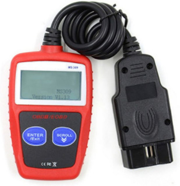 YIQIXIN OBD2 Diagnosegerät MS309 Scanner in Rot für US-amerikanische, asiatische und europäische Fahrzeuge - Bild 1
