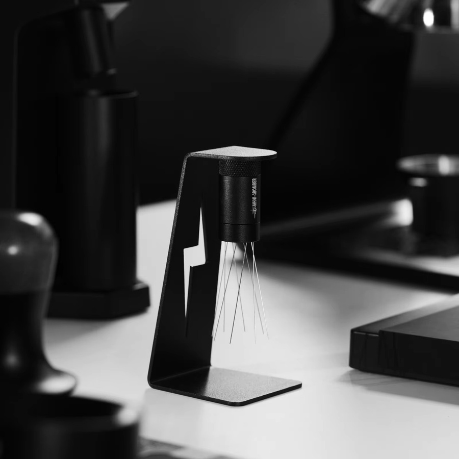 MHW-3BOMBER WDT Tool Espresso-Verteilungswerkzeug mit magnetischem Ständer und Dosiertrichter-Set, Schwarz, Edelstahl - Bild 6