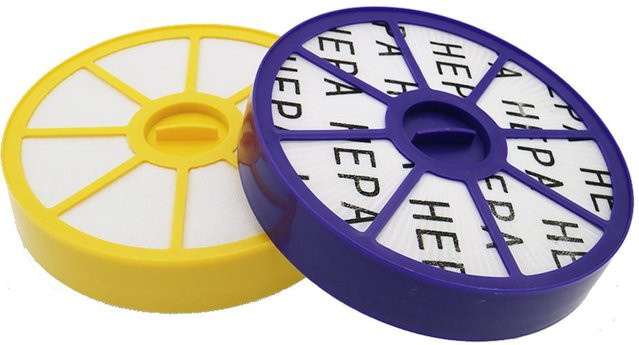 Dyson HEPA-Filter-Set vorne und hinten in Blau für DC05 DC08 DC15 DC19 DC20 DC21 Staubsauger - Bild 1