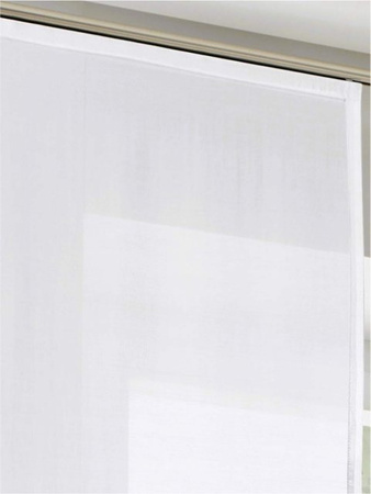 Schiebevorhang Heine Home in Weiß, semi-transparent, aus Baumwoll-Polyester-Mischgewebe, Höhe: 145 cm, Breite: 145 cm