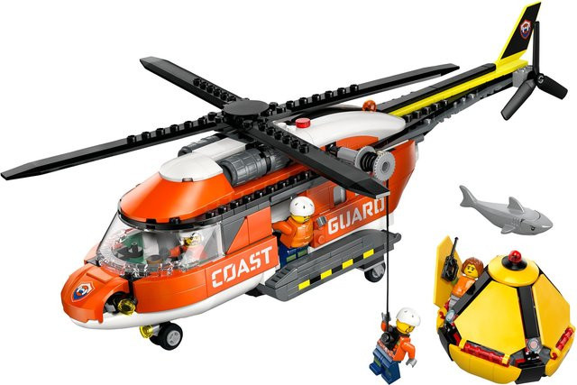 Lego City Hubschrauber der Küstenwache Bau- und Spielset - Bild 3