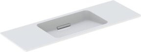 Geberit Waschtisch One Wandhängend aus Keramik, Weiß, B/T: 120 x 40 cm - Bild 1