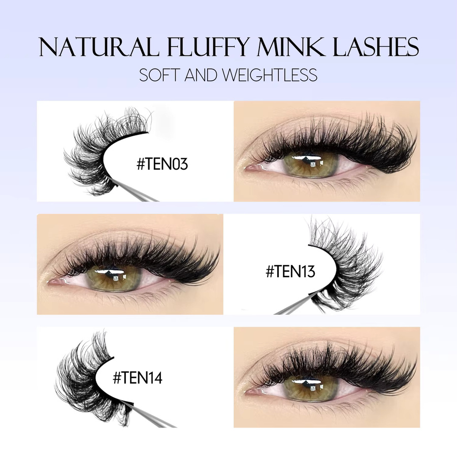 Lasvirey Künstliche Wimpern, 5D, Volumen, Unisex - Bild 6