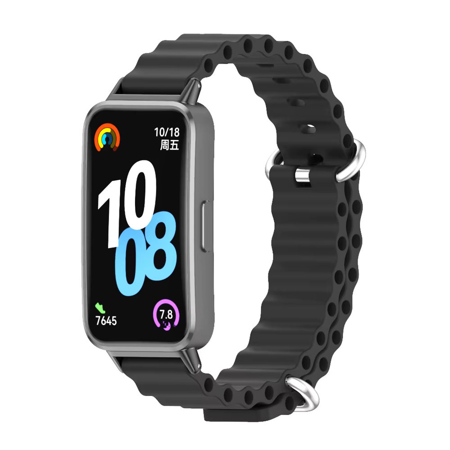 MIJOBS Uhrenarmband Silikon, Schwarz, Unisex - Bild 2