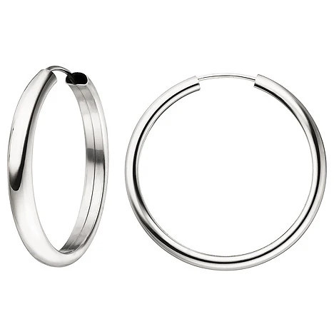 Colfem Creolen 925 Sterling Silber, Unisex - Bild 1