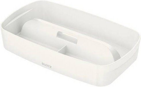 Leitz MyBox Tischorganizer Aufbewahrungsschale Weiß aus Kunststoff B/H/T: 30,7 x 5,6 x 18,1 cm - Bild 1