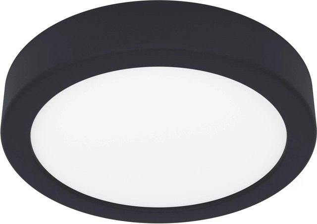 Eglo LED-Deckenleuchte Fueva 5 in Schwarz mit warmweißem Licht, Durchmesser: 16 cm - Bild 1