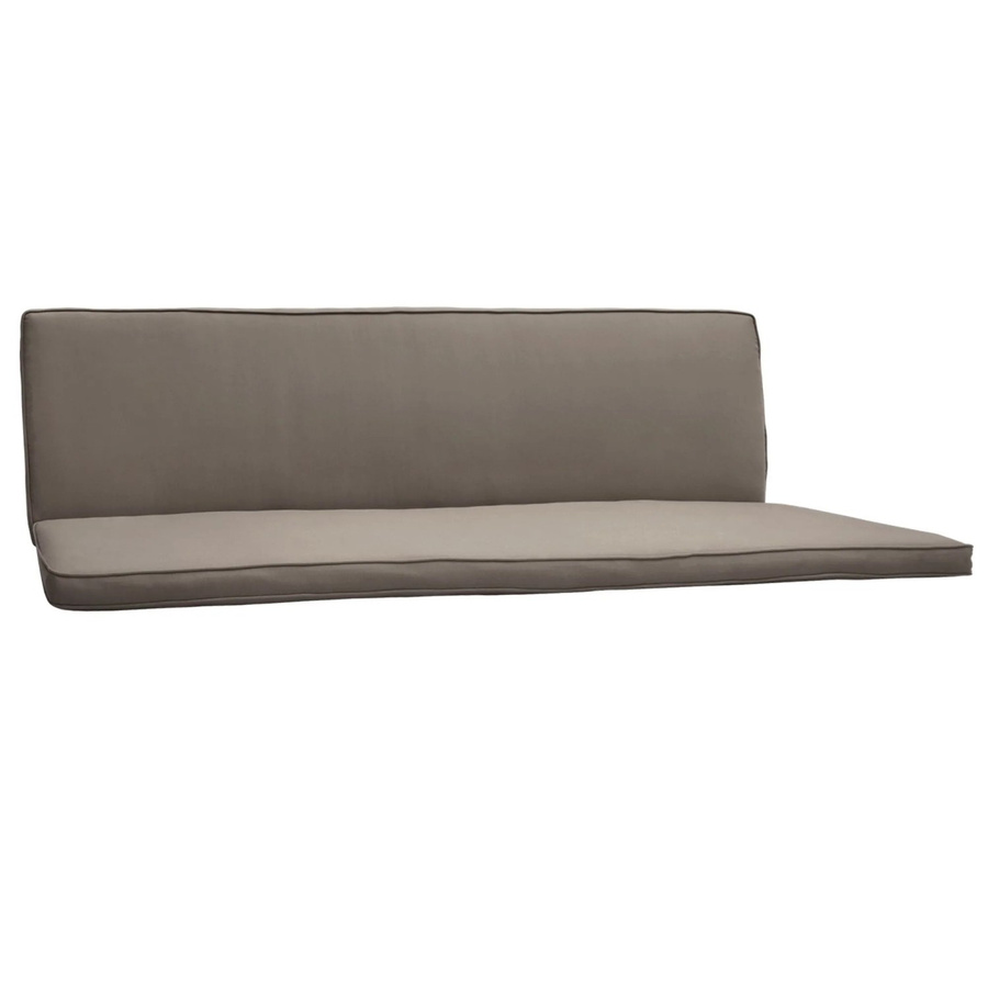 Beautissu Hollywoodschaukelauflage Loft 2er Set, Farbe: Taupe/Beige, B: 180 cm, T: 50 cm - Bild 2