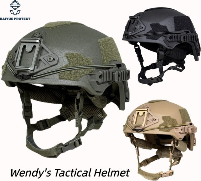 AnruiGe PROTECT Wendy 3.0 Taktischer Helm in Braun für Kampftraining und Jagd - Bild 1