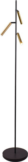 Masterlight Flute LED-Stehleuchte 3-flammig in Gold/Messing, dimmbar und verstellbar - Bild 1