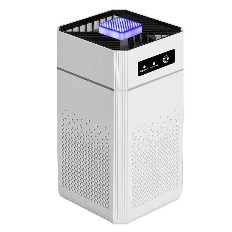 HOMEFISH Tragbarer USB-Luftreiniger mit Aromatherapie-Funktion und austauschbarem Filter für Zuhause und Auto in Weiss oder Grau - Bild 2