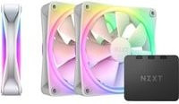 NZXT F120 RGB DUO Triple Pack Gehäuselüfter weiß multicolour B/T/H: 12 x 12 x 2,5 cm - Bild 1