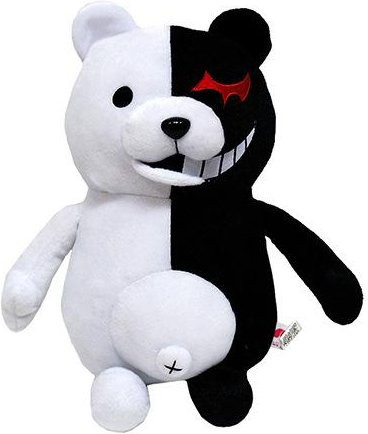 Fashnics Danganronpa Monokuma Schwarz-Weiß-Bär, Plüschtier, ab 3 Jahren - Bild 1