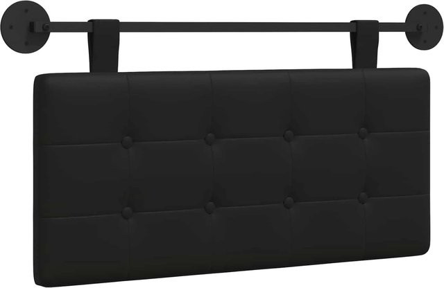 vidaXL Wandpaneel aus Kunstleder in Schwarz, B/H/T: 100 x 55 x 5 cm - Bild 1