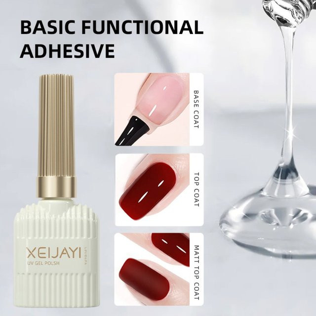 Nagellack Basislack für Gel-Verlängerung, 15 ml, glänzend - Bild 1