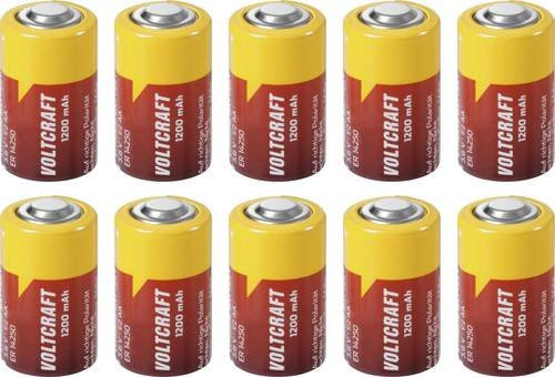 Voltcraft Spezial-Batterie 1/2AA Button-top Li-SoCl2 3.6V 1200 mAh, 10 Stück - Bild 1