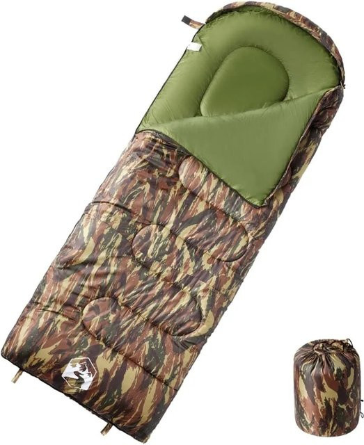 vidaXL Schlafsack für Erwachsene für Camping in 3-4 Jahreszeiten 94441 - Bild 1