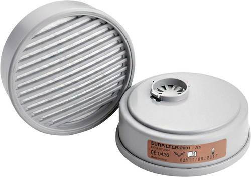 Kwb Secure Click D9035 P3 R Gasfilter im weißen Kunststoffgehäuse, 2 Stück - Bild 1
