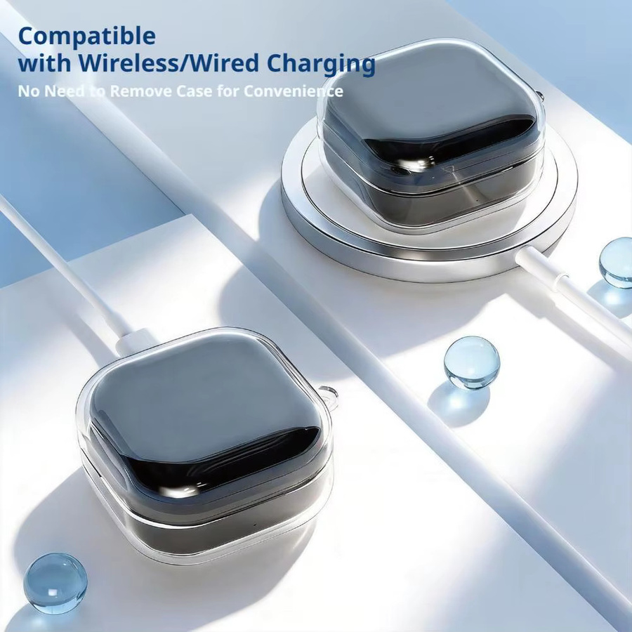 Transparente TPU-Schutzhülle für Samsung Galaxy Buds4, ultradünne und stoßfeste Silikonhülle - Bild 4