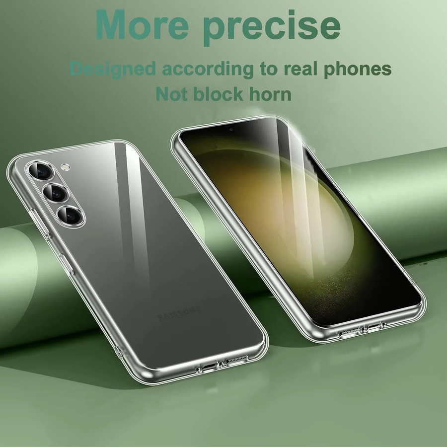 Transparente Silikon-Softcover Hülle für Samsung Galaxy S26 S25 Ultra S24 S23 S22 Ultra S21 FE Plus sowie Samsung A14 A34 A54 - Bild 5