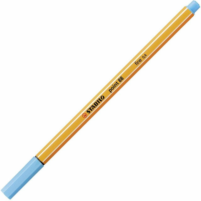STABILO Point 88 Fineliner Hellblau 02 mit 0,4 mm Spitze - Bild 1