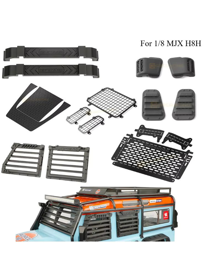 MJX Land Rover Defender, Statisches Modifikations-Erscheinungsbild, 1:8, Zubehör - Bild 3