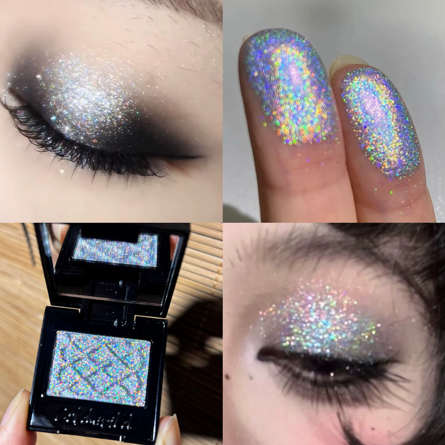 Coldnwild Monochrome Gradual Eye Shadow, Blue Purple, Glitter - Bild 3
