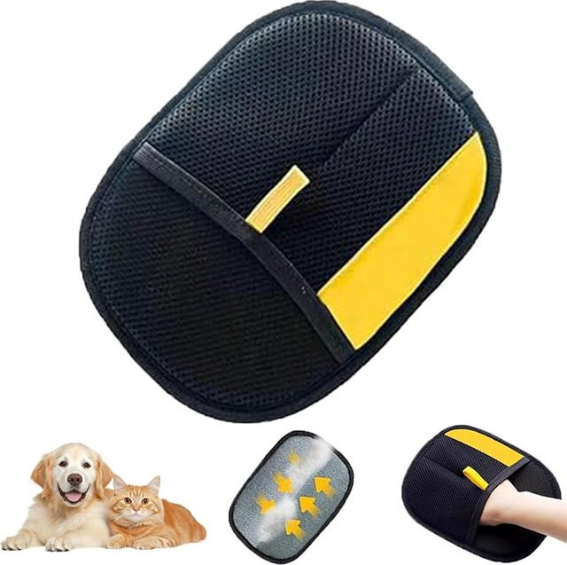 JETTING Elektrostatische Tierhaar-Entferner-Handschuhe zur Tierpflege in Schwarz - Bild 1