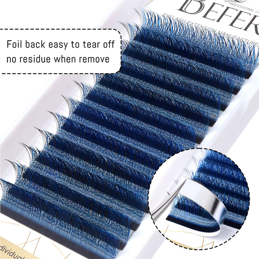 Befer Wimpernverlängerung, Blau, Unisex - Bild 4