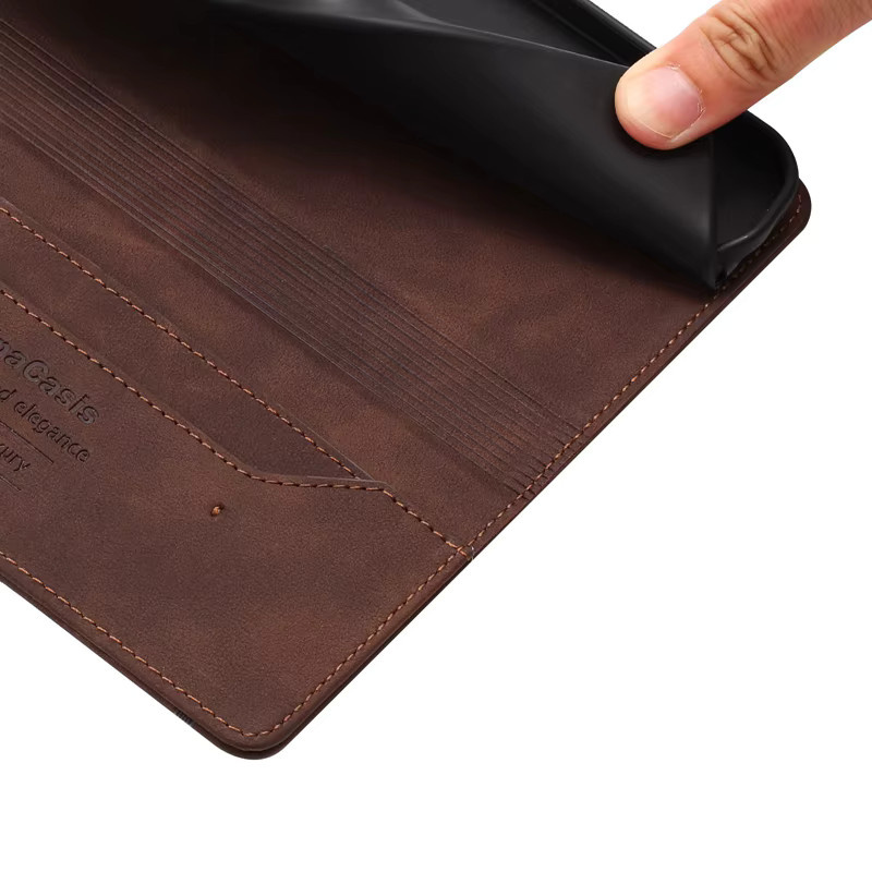 Magnetische Leder-Schutzhülle mit Flip-Stand für ZTE Nubia Air Z2468N - Bild 4