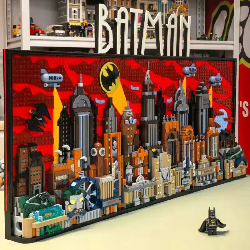 Hot Toys Bat City Architektur Skyline, Baustein-Set, 4210 Teile, ab 14 Jahren - Bild 3
