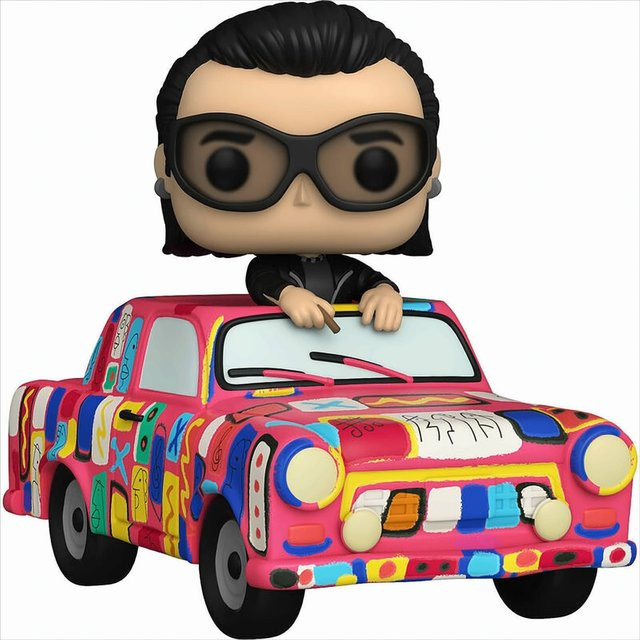 Funko U2 ZooTV Bono mit Achtung Baby Car - Bild 1
