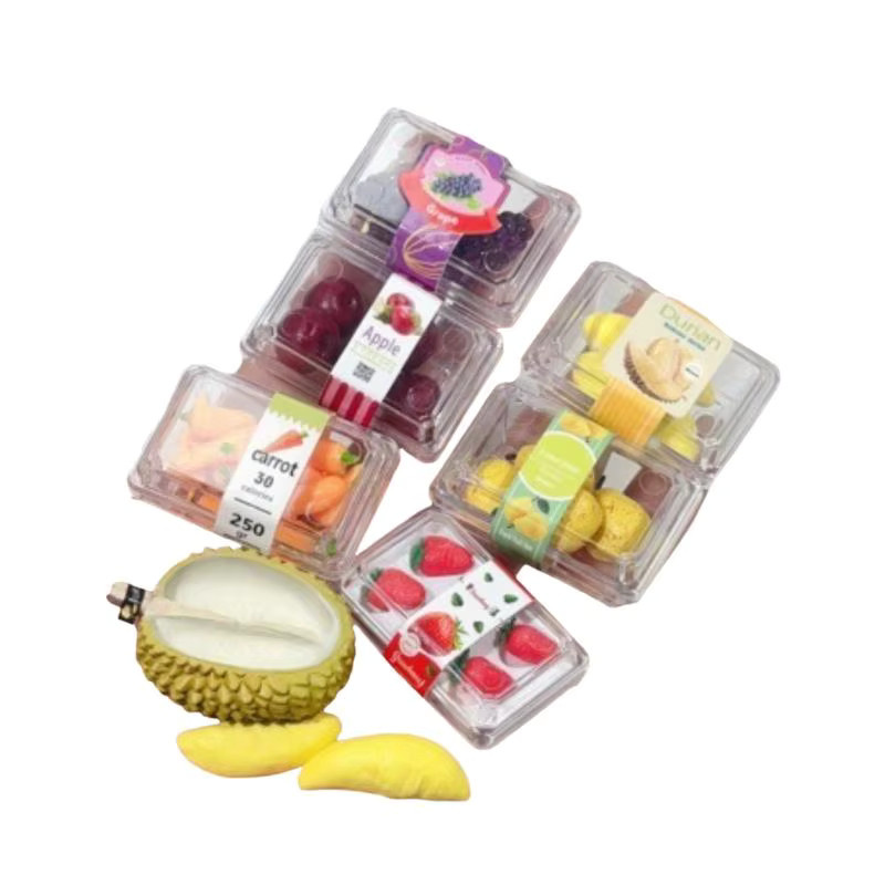 ZYAS Puppenzubehör, Miniatur-Lebensmittel Supermarkt-Gemüse Obst, 1-teiliges Set - Bild 4