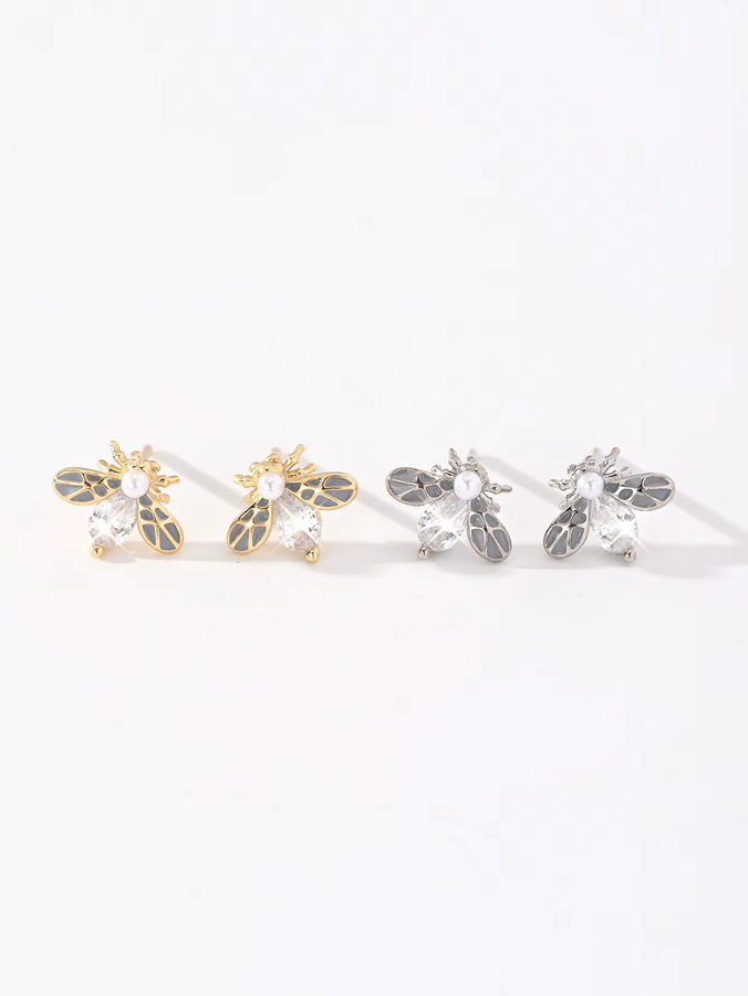 OBEAR Biene-Ohrringe, 925 Silber, Damen - Bild 2
